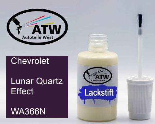 Chevrolet, Lunar Quartz Effect, WA366N: 20ml Lackstift, von ATW Autoteile West.